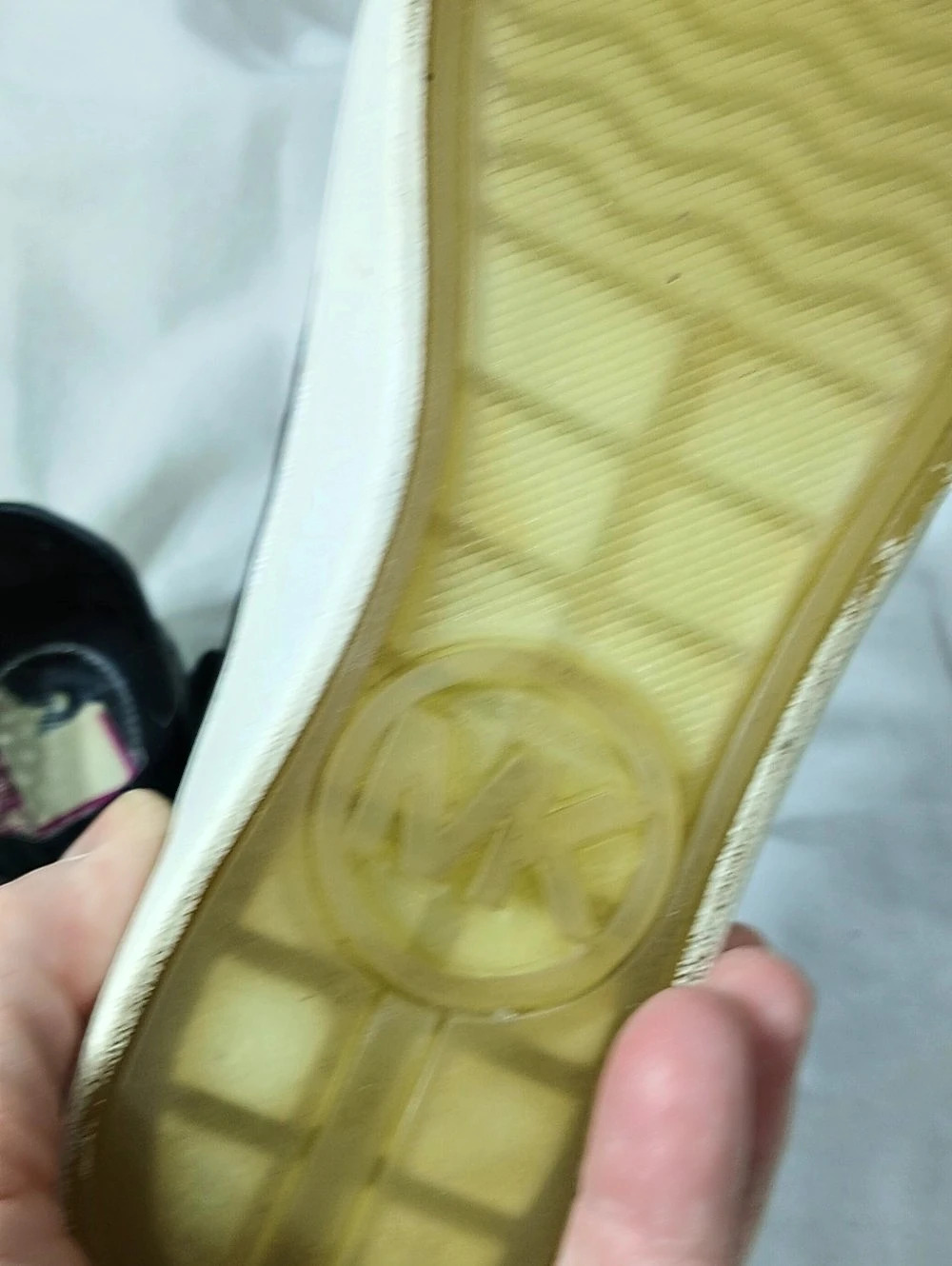 Michael Kors Perforated Leather Sneakers in Black - Picture 7 of 13
